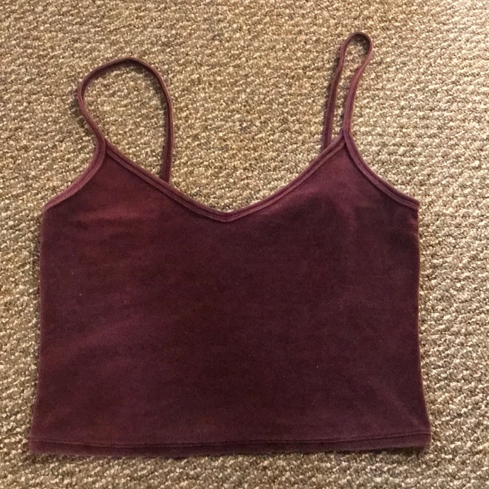 Velvet purple forever 21 tank top